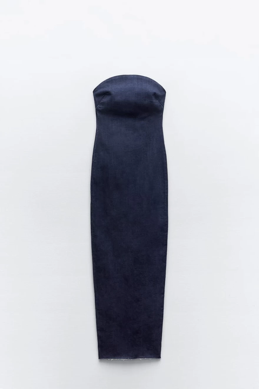 jean dress zara
