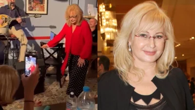 Ένα μαγαζί ολόκληρο την κοιτούσε - Το βαρύ ζεϊμπέκικο της Αγγελικής Νικολούλη σε μεγάλα κέφια