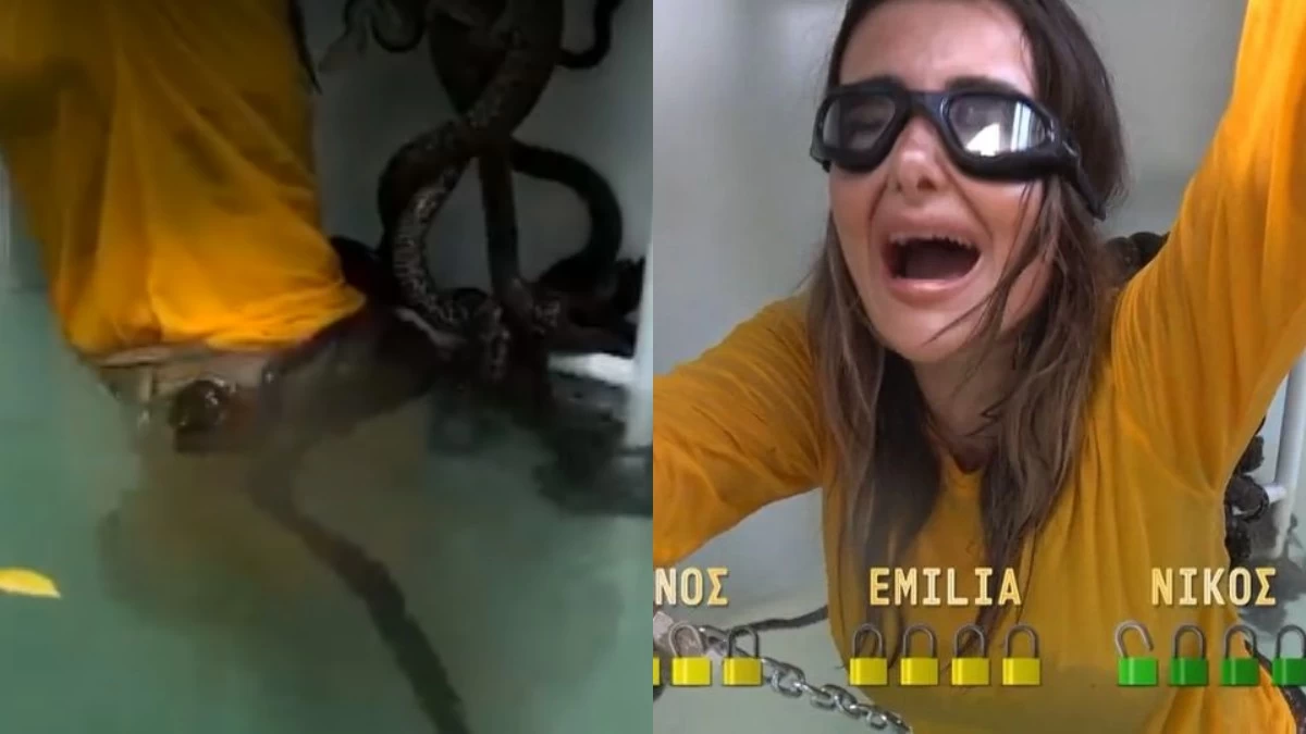 I'm a Celebrity Get Me Out of Here (26/10): Ούρλιαζε με μανία - Φίδια τύλιξαν το κορμί της Emilia Vodos