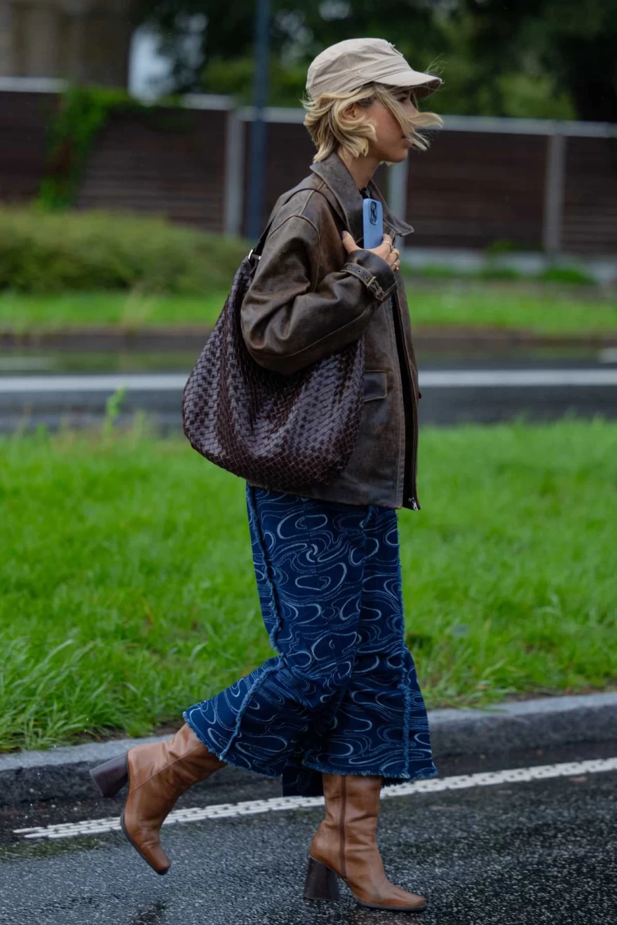 τζιν φούστα