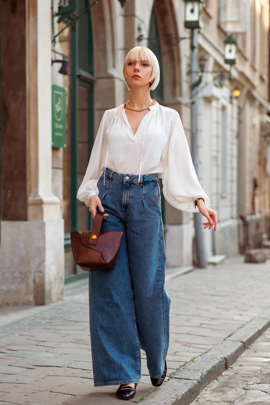 τζιν παντελόνι καμπάνα