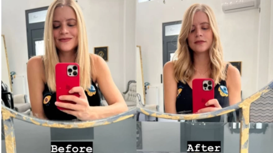 Δανάη Μιχαλάκη - μαλλιά