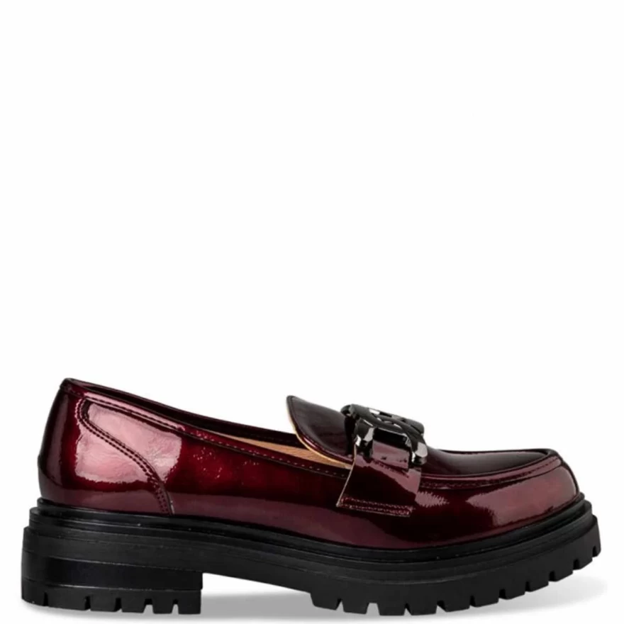 red loafers