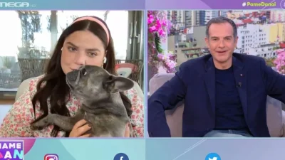 Εκτός εκπομπής Πάμε Δανάη η Δανάη Μπάρκα - Η ανακοίνωση μέσω skype από το σπίτι της