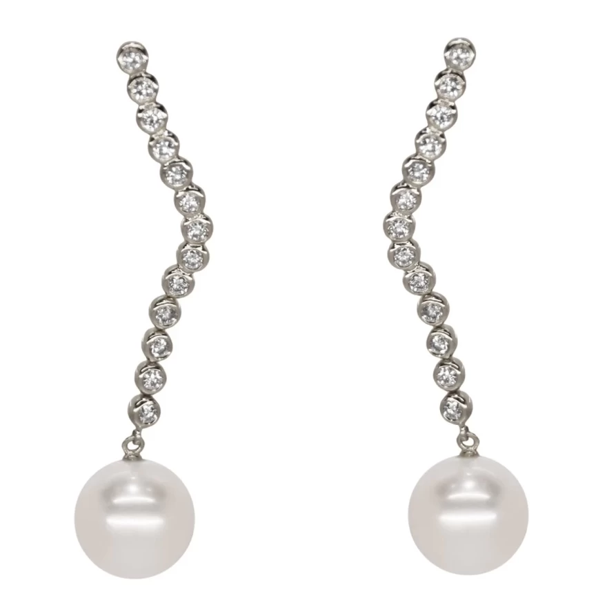 διαμάντια σκουλαρίκια