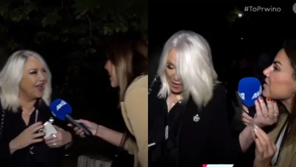 Σπάνιες δηλώσεις της Ρούλας Κορομηλά στην κάμερα του Πρωινού - Εντυπωσιακά ντυμένη με μαύρο κοστούμι