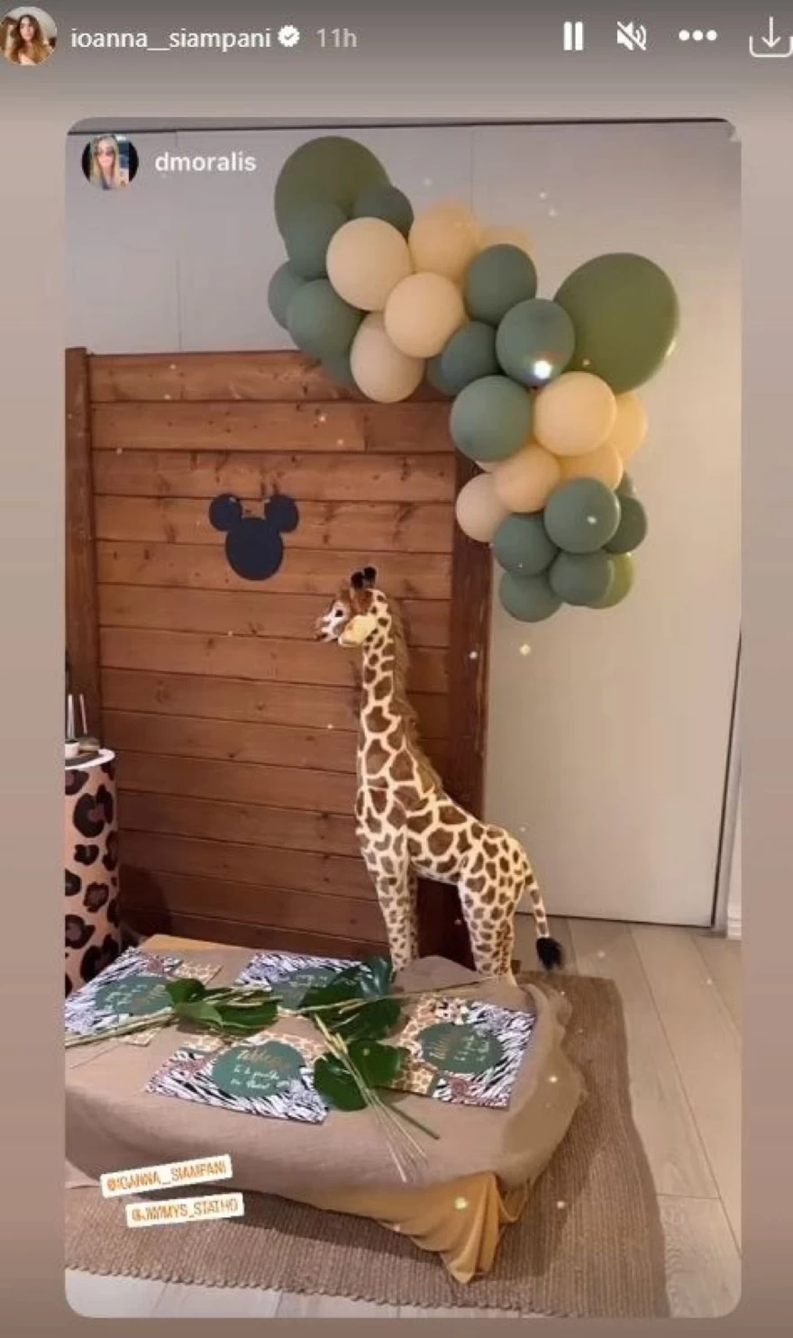 Σιαμπάνη Σταθοκωστόπουλος γενέθλια γιου πάρτι