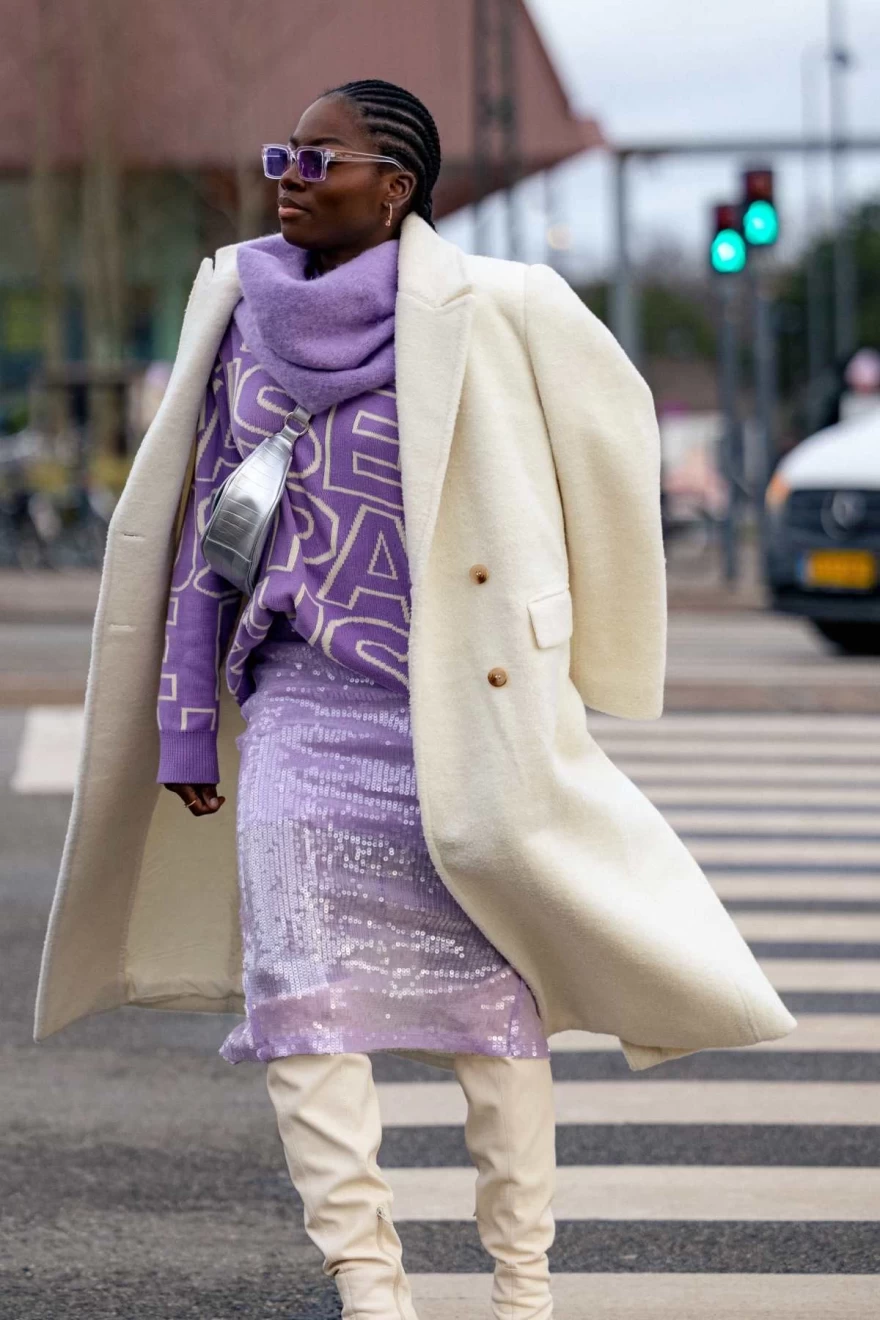 λευκό παλτό