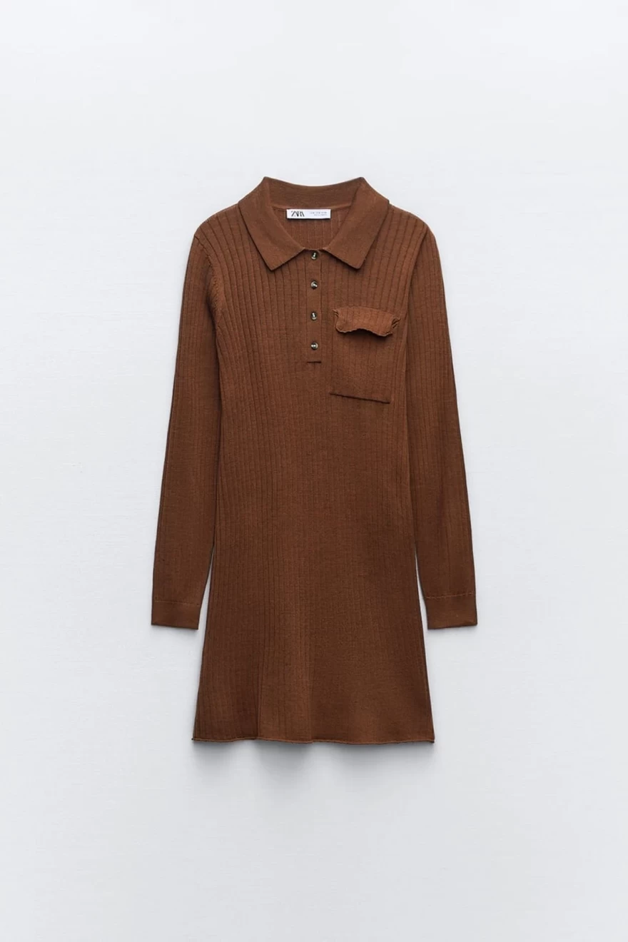 πλεκτό φόρεμα