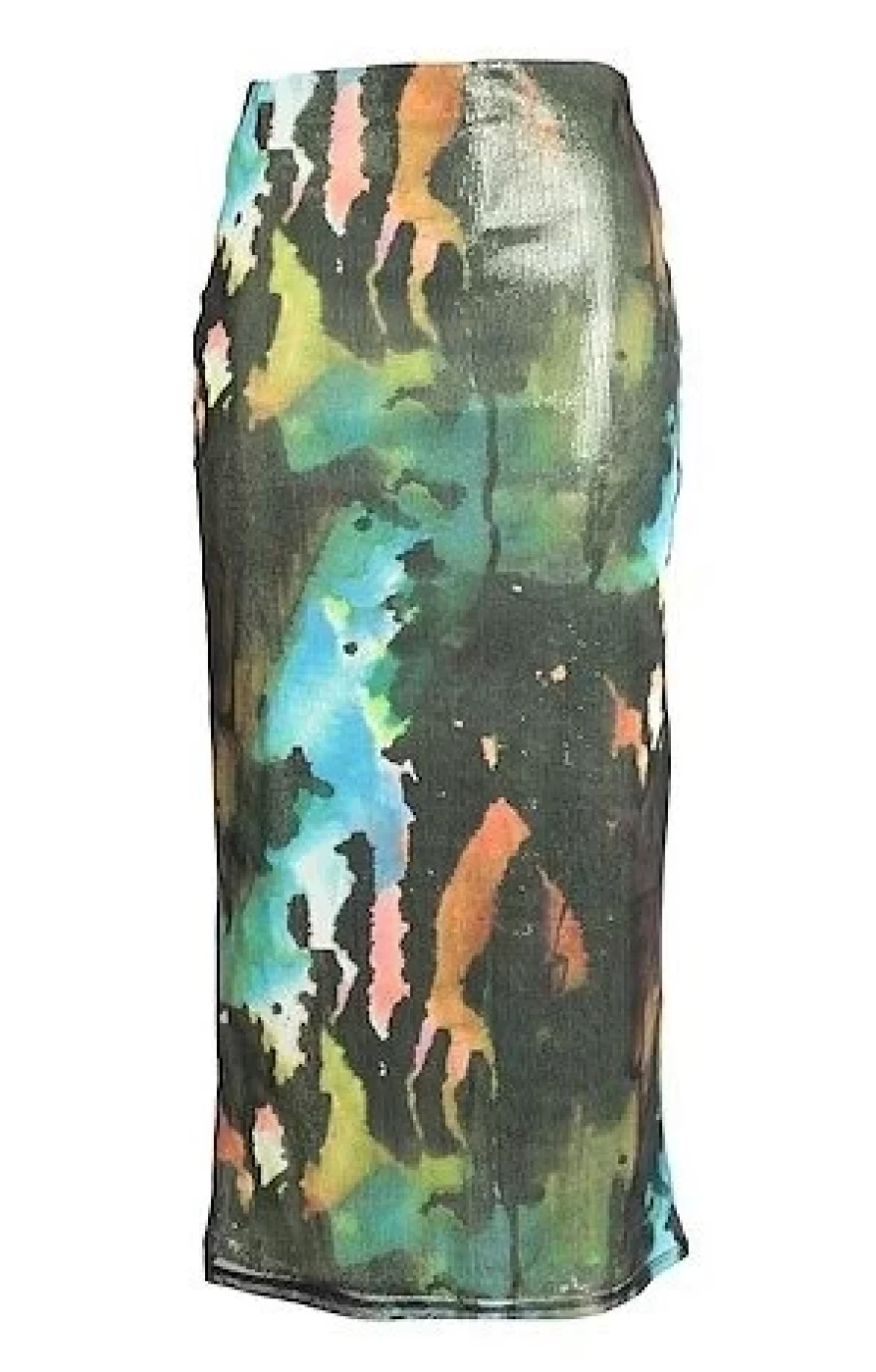 εμπριμέ φούστα