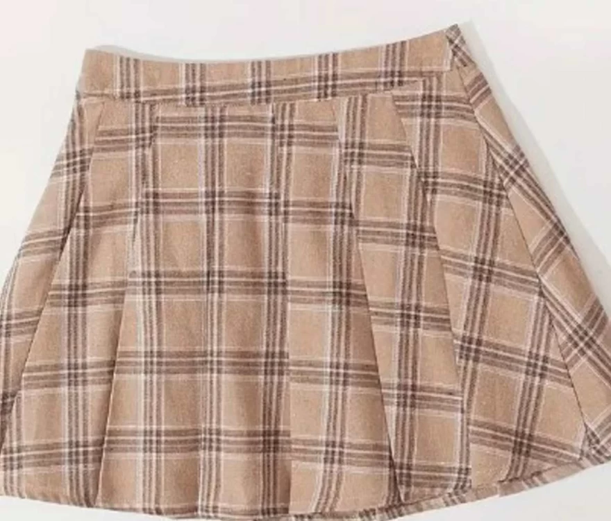 καρό φούστα