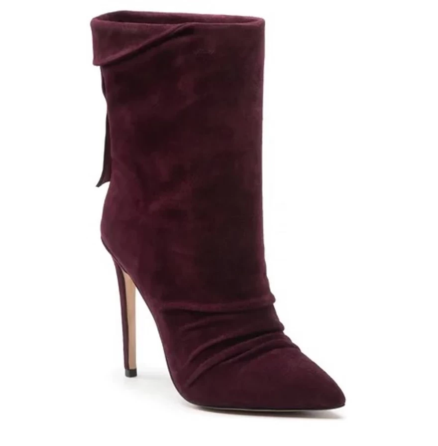 μπορντό μπότες