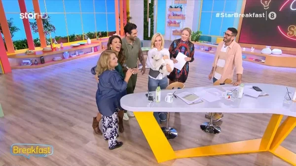 «Χαίρομαι που σκίζετε χωρίς εμένα...» - Η απρόσμενη "εισβολή" της Ελένης Καστάνη στο πλατό του Breakfast@star