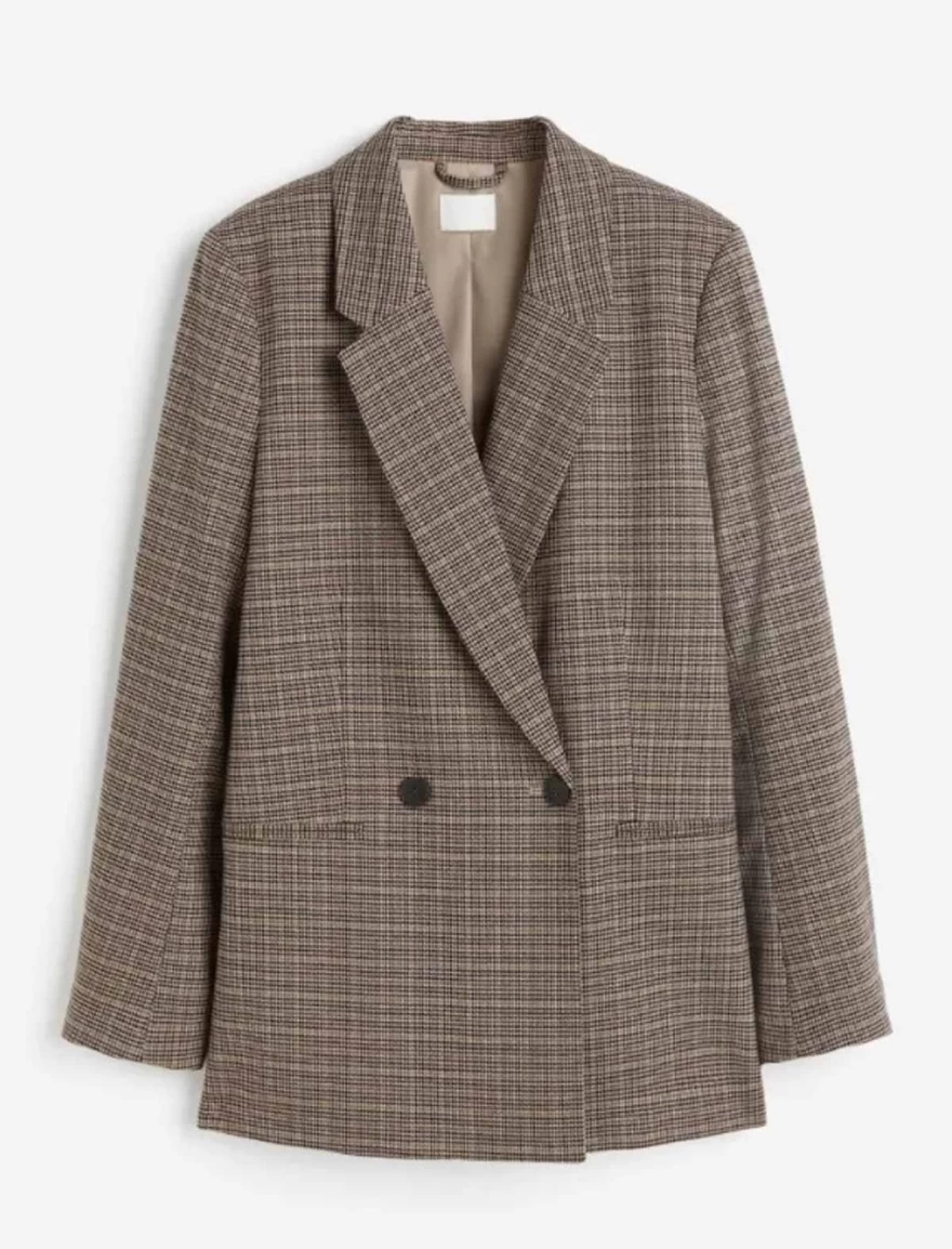 καφέ σακάκι