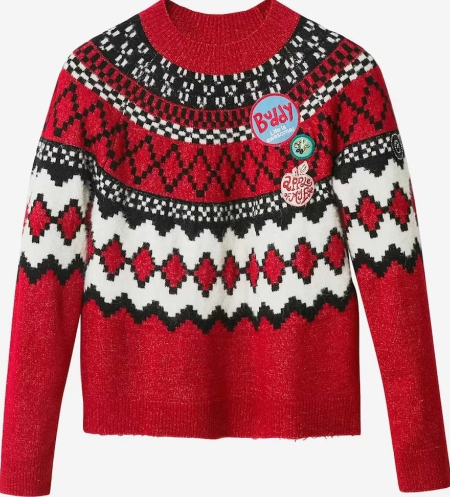 κόκκινο πουλόβερ