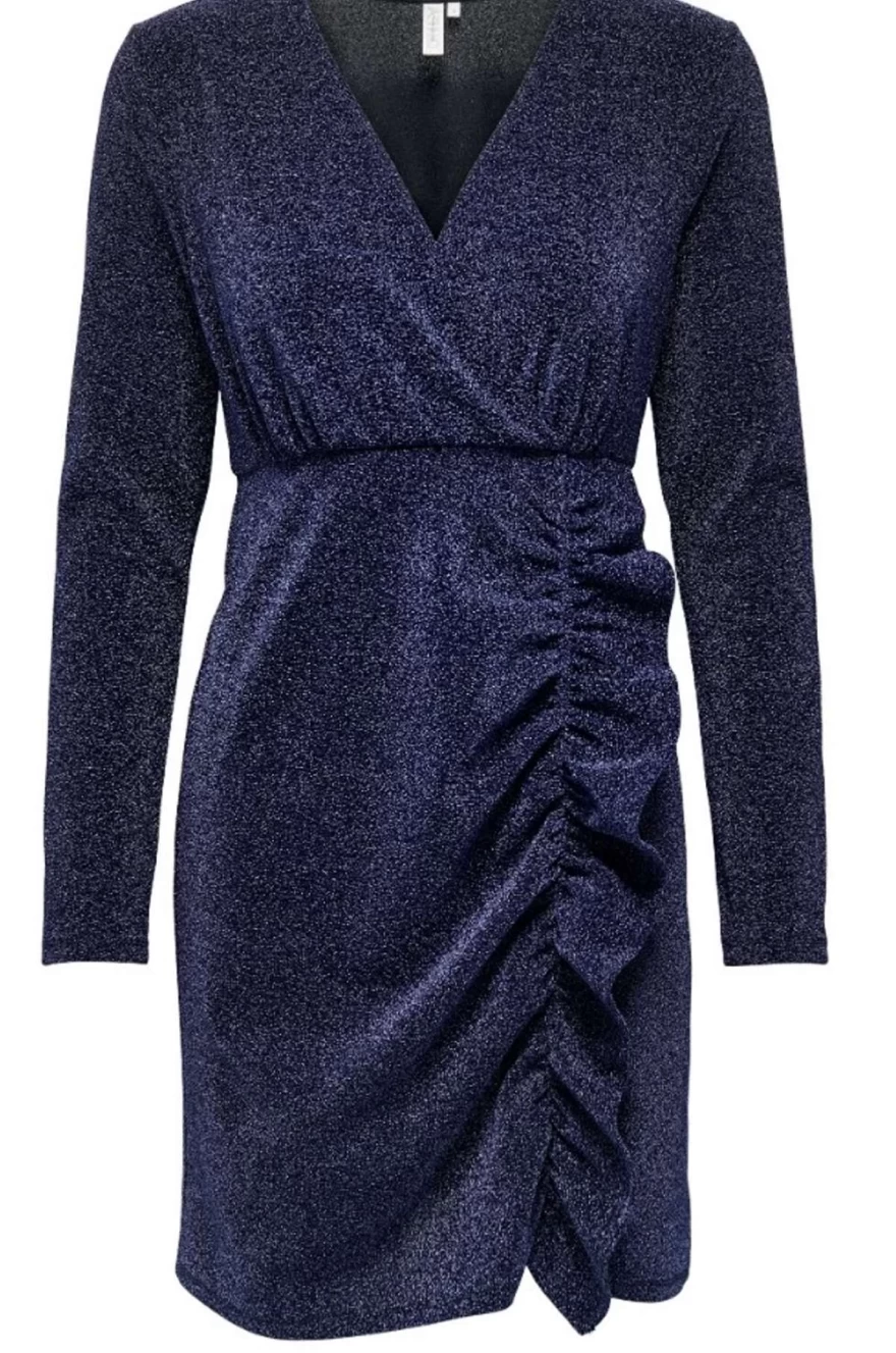 μπλε φόρεμα