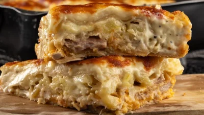 Μεξικάνικο παστίτσιο με λιωμένη μοτσαρέλα και τηγανιτές πατάτες  - Πώς να το φτιάξετε σπίτι