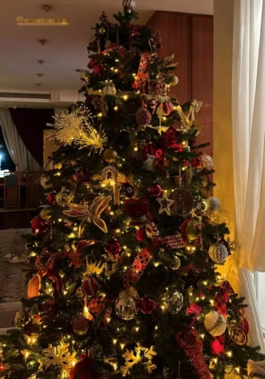 Όχι ένα αλλά τέσσερα Χριστουγεννιάτικα δέντρα φέτος: Το σπίτι υπερπαραγωγή της Κόνι Μεταξά και του Μάριου Καπότση