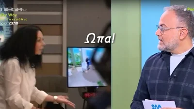 «Θέλετε να μου βγάλετε το σουτιέν εσείς;» - "Πάγωσε" ο Μιχάλης Κεφαλογιάννης στον αέρα του MEGA