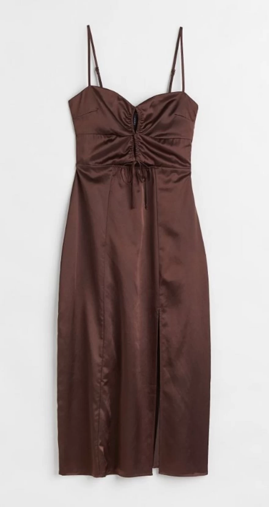 καφέ φόρεμα