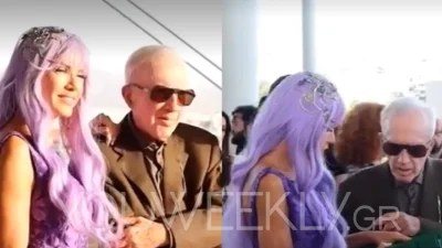 Σιακαβάρα & Πλεύρης: Αχώριστοι και πολύ τρυφεροί ο ένας με τον άλλον - Εντυπωσίασε η Τζόρτζια με μακρύ μωβ φόρεμα στο πλευρό του δικηγόρου