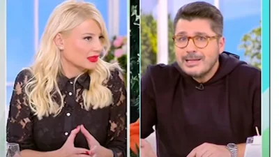 «Αυτά σε παρακαλώ αλλού, όχι σε μένα» - Η έντονη αντίδραση της Φαίης Σκορδά κατά του Κωνσταντάρα για τα νούμερα τηλεθέασης