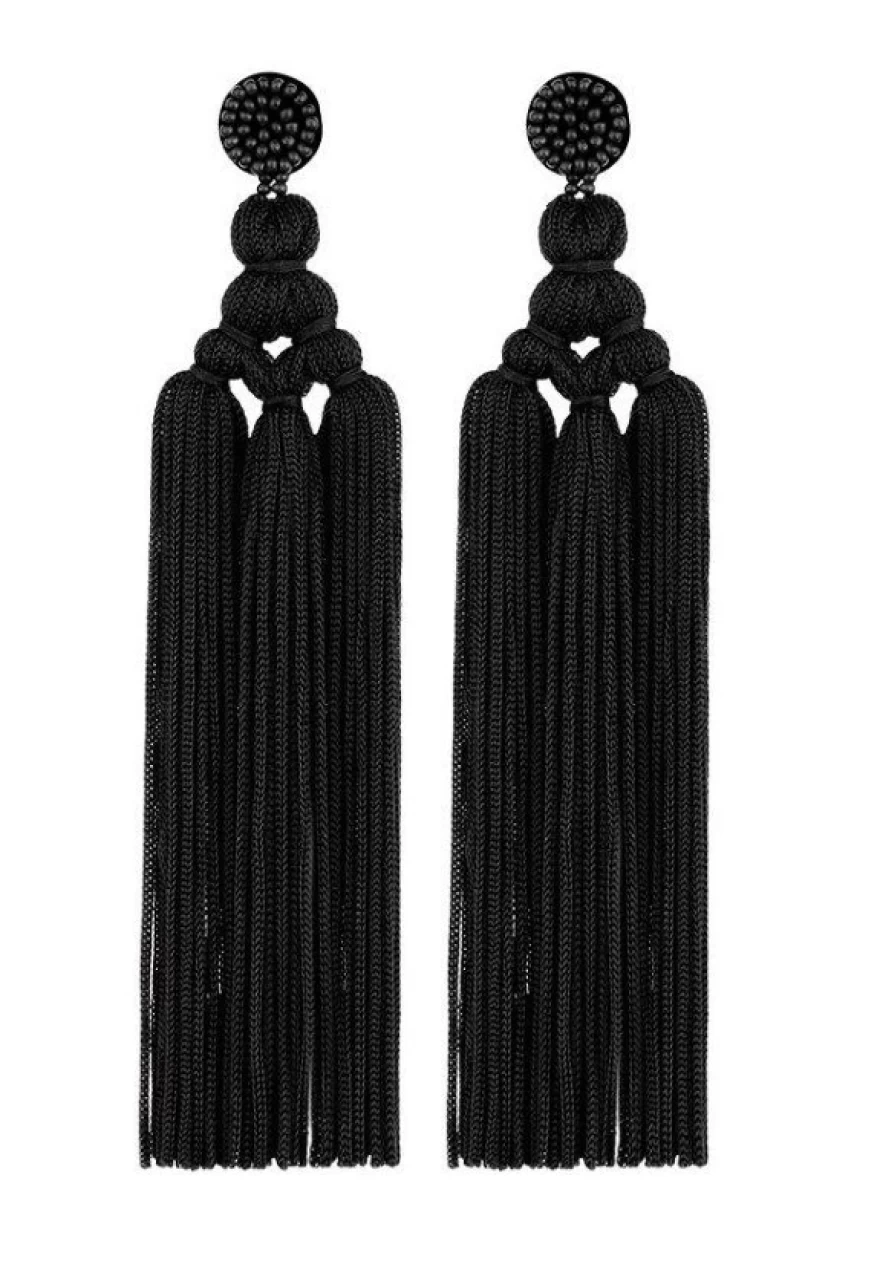 σκουλρίκια μαύρα