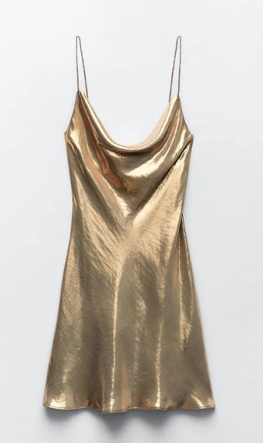 χρυσό φόρεμα