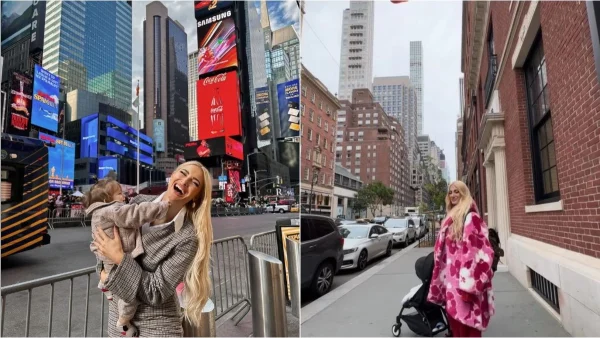 Μαγευτικό ταξίδι για την Ιωάννα Τούνη στην Αμερική - Το ξενοδοχείο πάνω από την Times Square και το δείπνο σε ακριβό εστιατόριο
