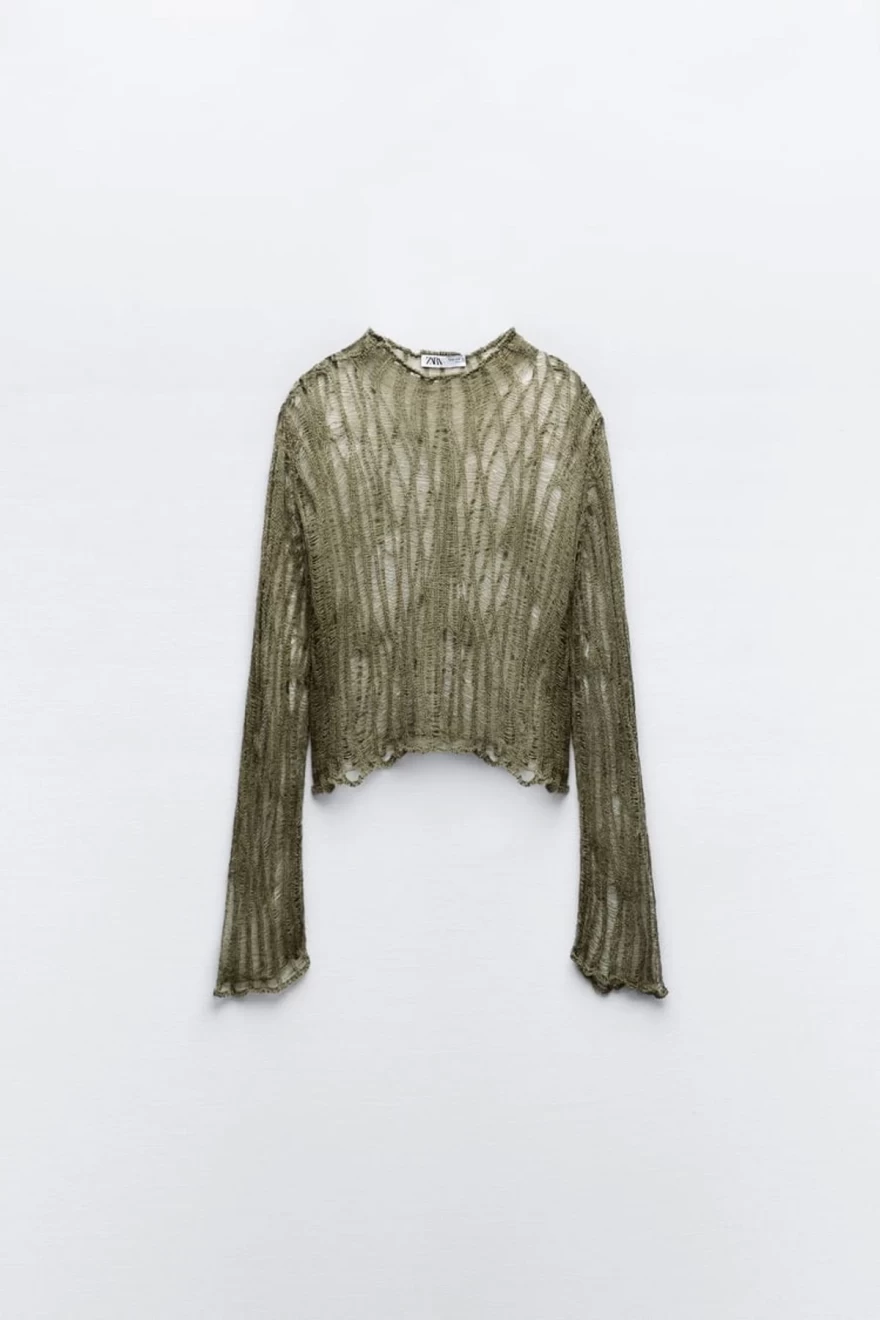 χακί πουλόβερ