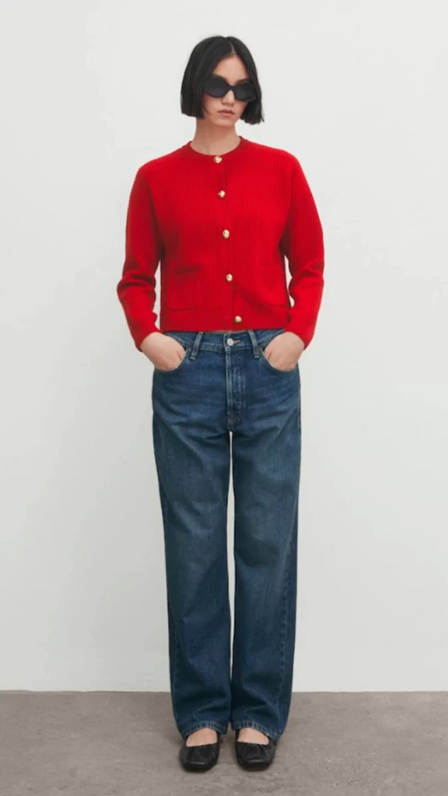 κόκκινη ζακέτα