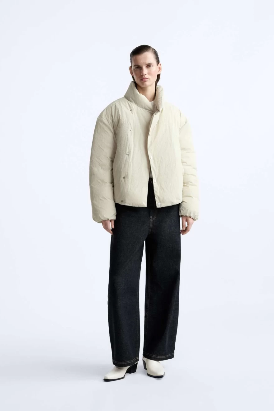 zara puffer