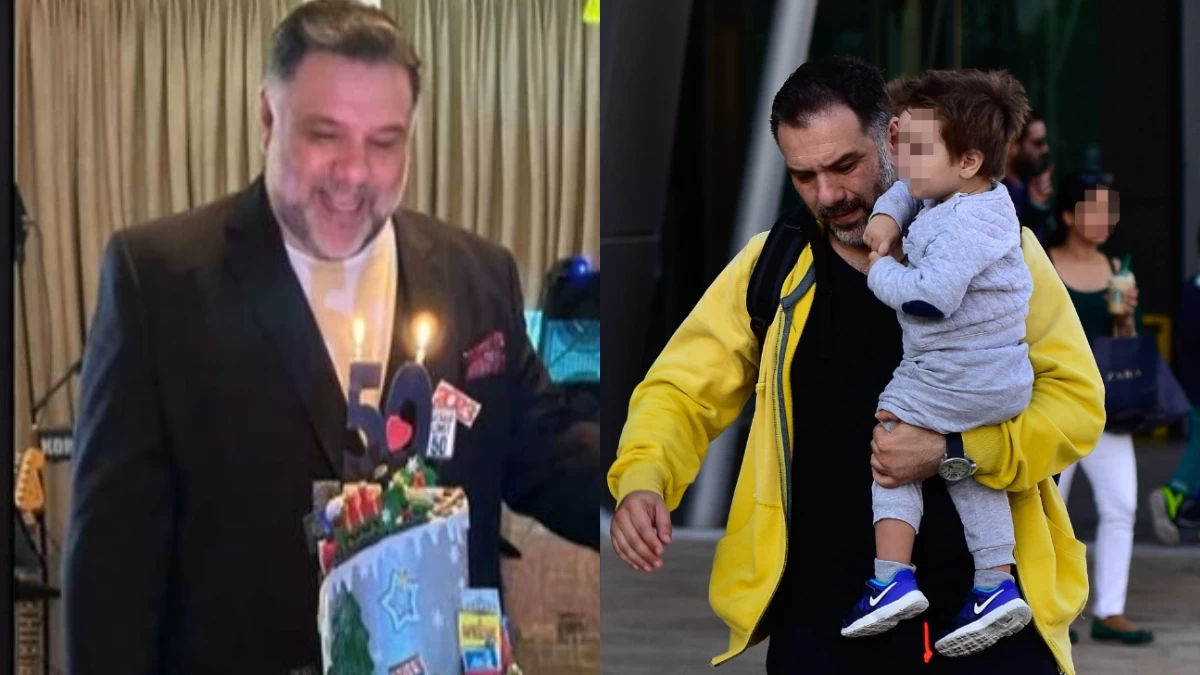 Η ευχή που του έδωσε ο γιος του ιδιαιτέρως - Η συγκινητική αποκάλυψη του Γρηγόρη Αρναούτογλου στο πάρτι γενεθλίων του