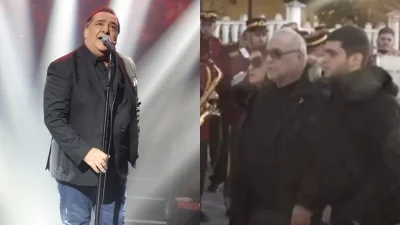 Κηδεία Βασίλη Καρρά: Καταρρακωμένος και με το βλέμμα κενό ο αδερφός του (Βίντεο)