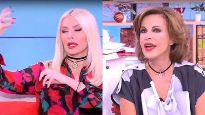 «Συγγνώμη επειδή κάνουμε συνέντευξη, μπορεί ο Ανδρέας να βγει εκτός; Είναι αγένεια...» - Σε αμηχανία η Παλαιολόγου με την ενόχληση της Καινούργιου για τους συνεργάτες της