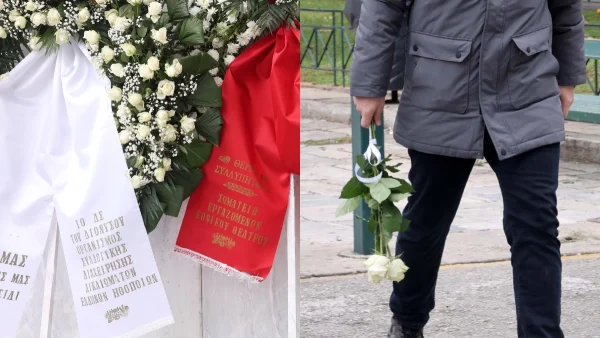 Εικόνες συγκίνησης στο τελευταίο αντίο του Γιώργου Μιχαλακόπουλου - Πλήθος ηθοποιών στην κηδεία του