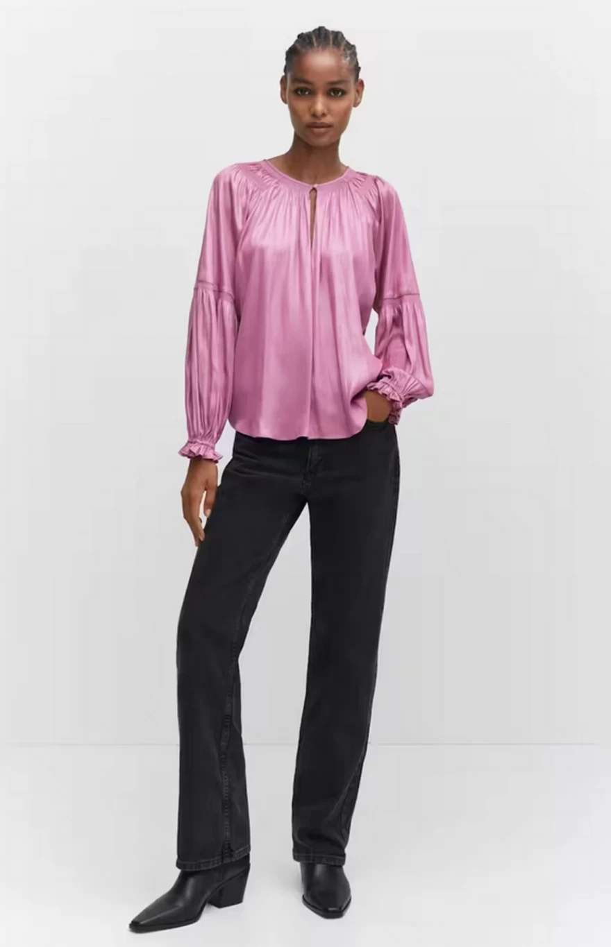 ροζ πουκάμισο