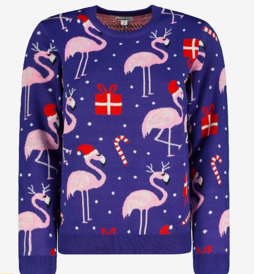 μοβ πουλόβερ