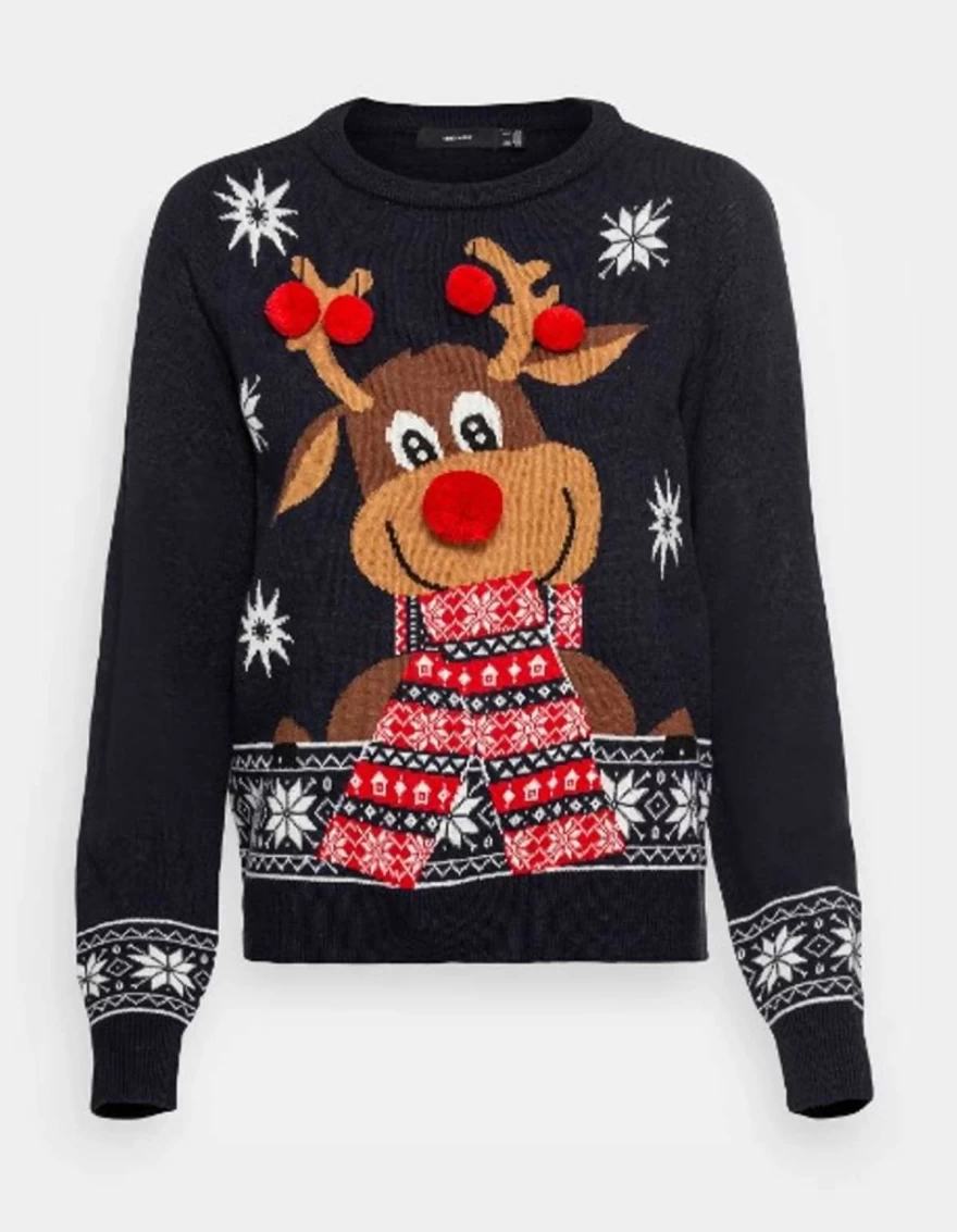 με τάρανδο πουλόβερ