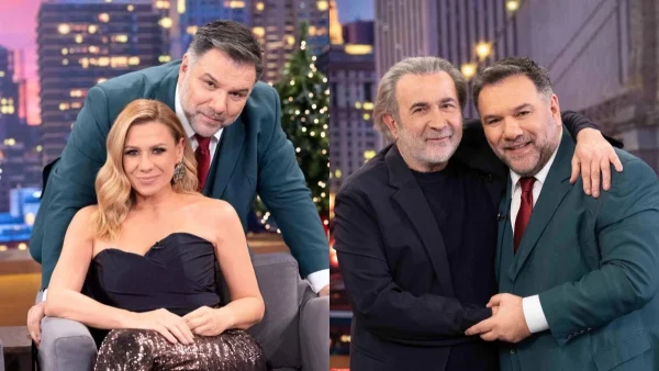 Νούμερα τηλεθέασης 19/12: Σάρωσε το The 2night show με καλεσμένους τον Λάκη Λαζόπουλο και την Κατερίνα Καραβάτου