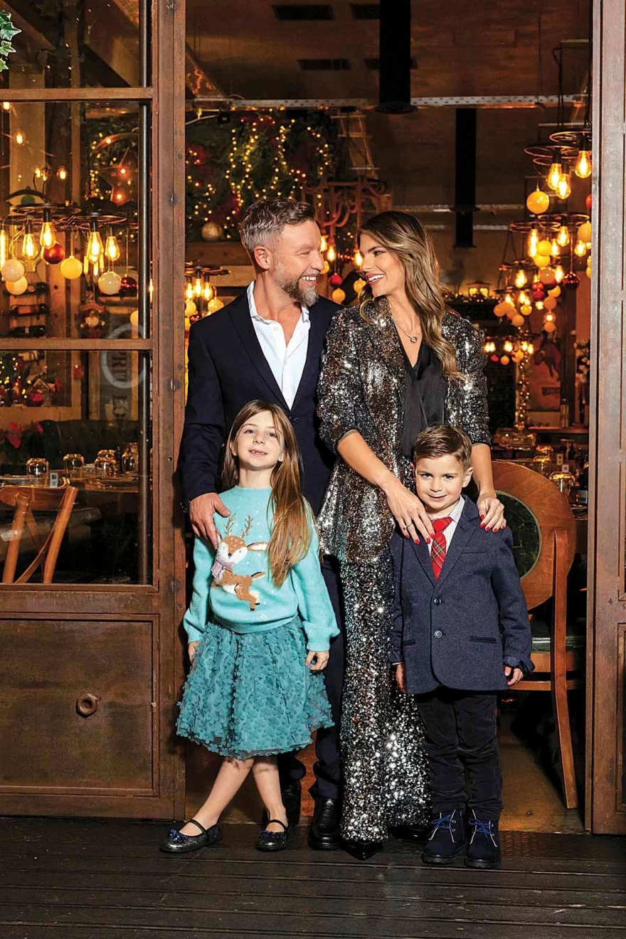 Γιάννης Βαρδής & Νατάσα Σκαφίδα  οικογένεια