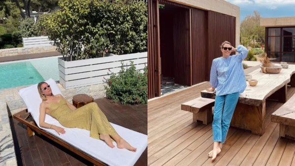 Σε πέτρινο αριστοκρατικό ξενοδοχείο στη μέση του δάσους - Η σύντομη απόδραση της Βίκυς Καγιά σε χωριό της Αρκαδίας