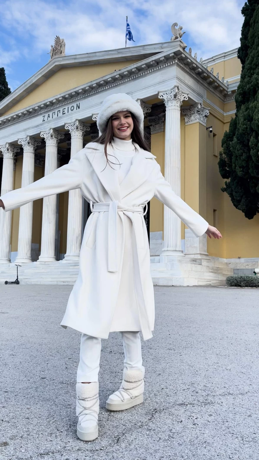 παλτό με ζώνη