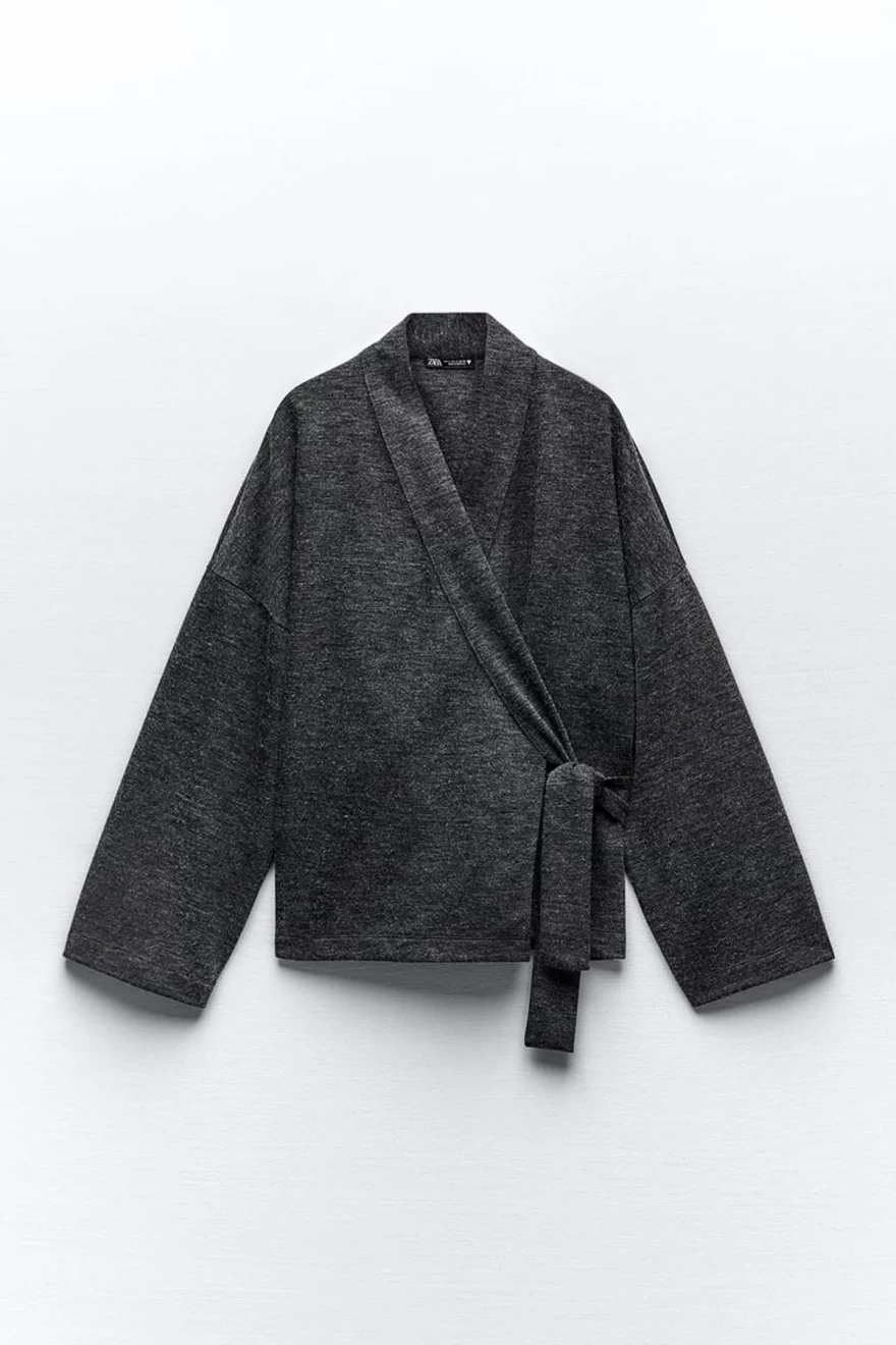 ζακέτα γκρι