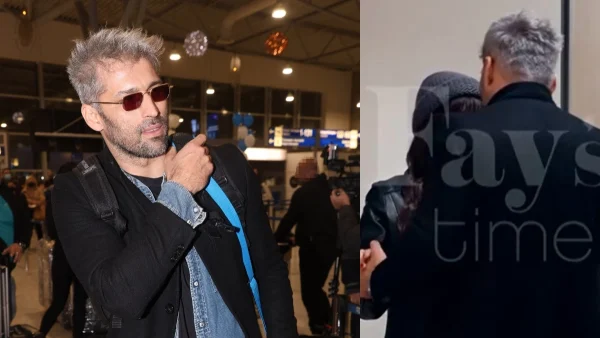 Αλέξης Παππάς: Τα τρυφερά τετ α τετ με την σύντροφό του στους διαδρόμους της Acun media πριν φύγει για το Survivor 2024