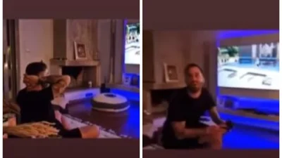 Άρης Σοϊλέδης: Οι πανηγυρισμοί και οι φωνές για την Μαρία Αντωνά -  Στο πλευρό του ο Λάμπρος Κωσταντάρας