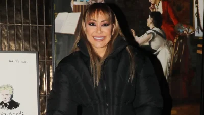 Η Μελίνα Ασλανίδου φόρεσε το metallic silver παντελόνι με τον πιο trendy τρόπο