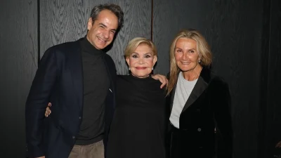 Κυριάκος Μητσοτάκης: Σπάνια έξοδος με την Μαρέβα Γκραμπόφσκι στη Μαρινέλλα