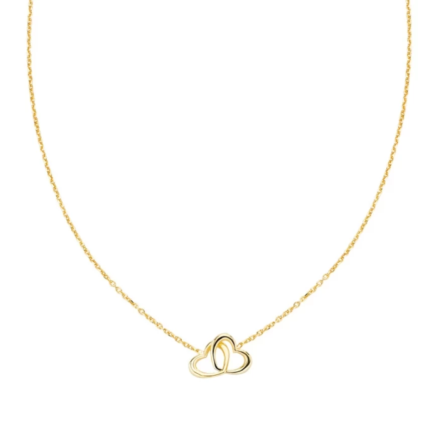 μενταγιόν διπλή καρδιά