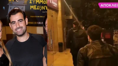 Νίκος Πολυδερόπουλος: Μαυροφορεμένος και με κατεβασμένο κεφάλι - Η πρώτη εμφάνιση μετά το θάνατο του 28χρονου αδερφού του